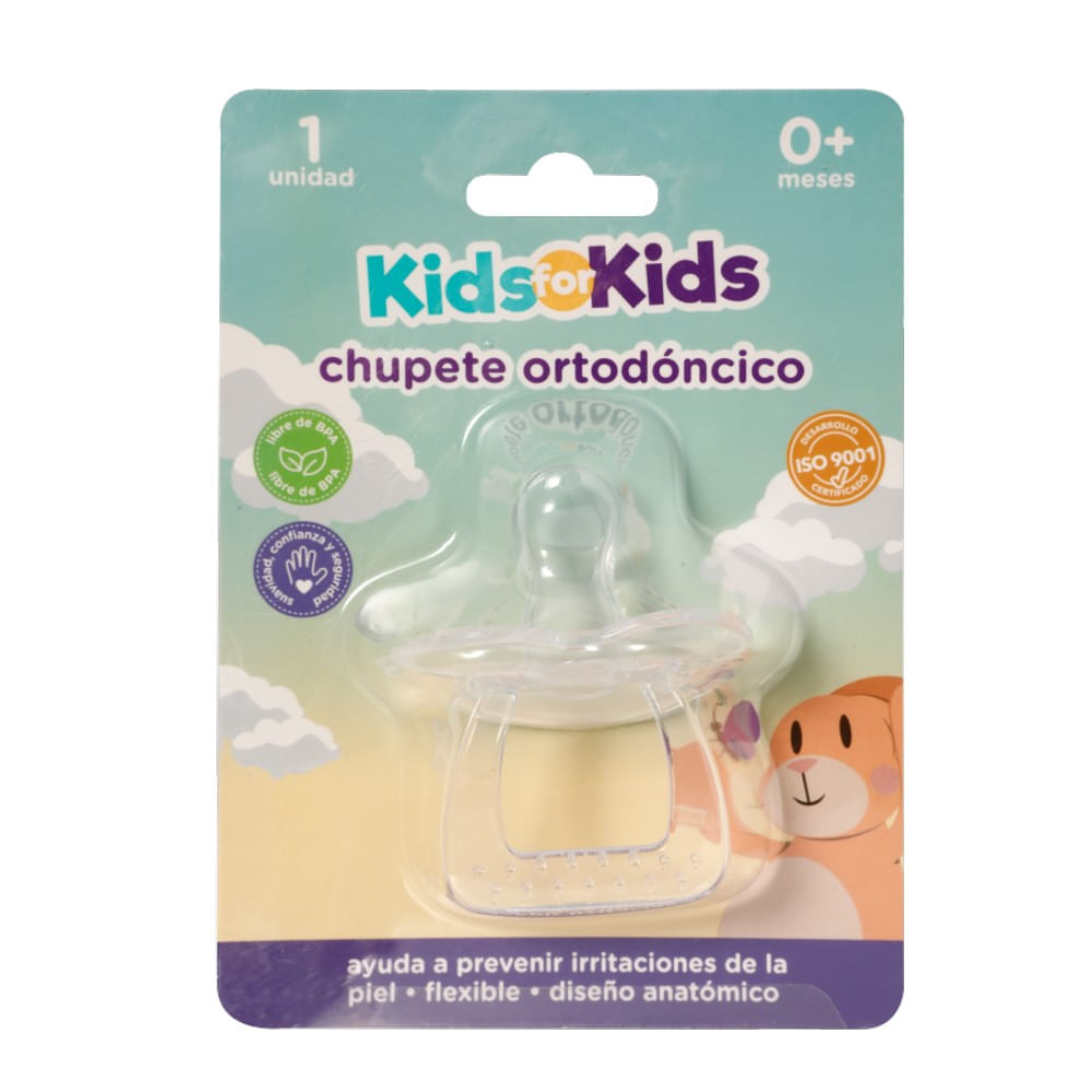 Chupete entretención Kids for Kids ortodóncico 1 un