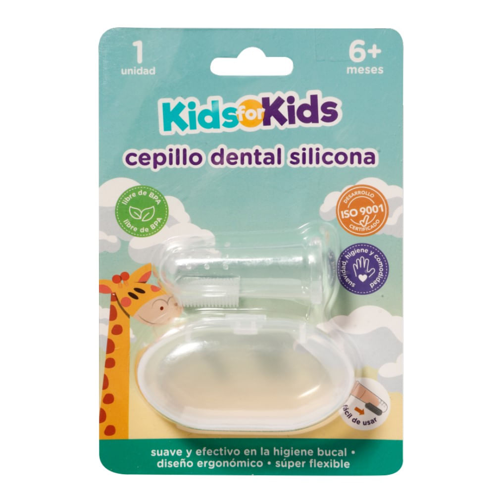 Cepillo dental dedal Kids for Kids con estuche 1 un