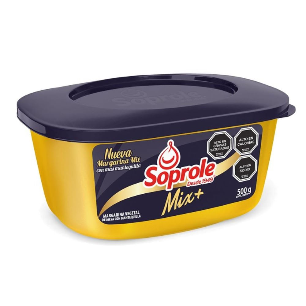 Margarina Soprole mix 30% mantequilla pote 500 g