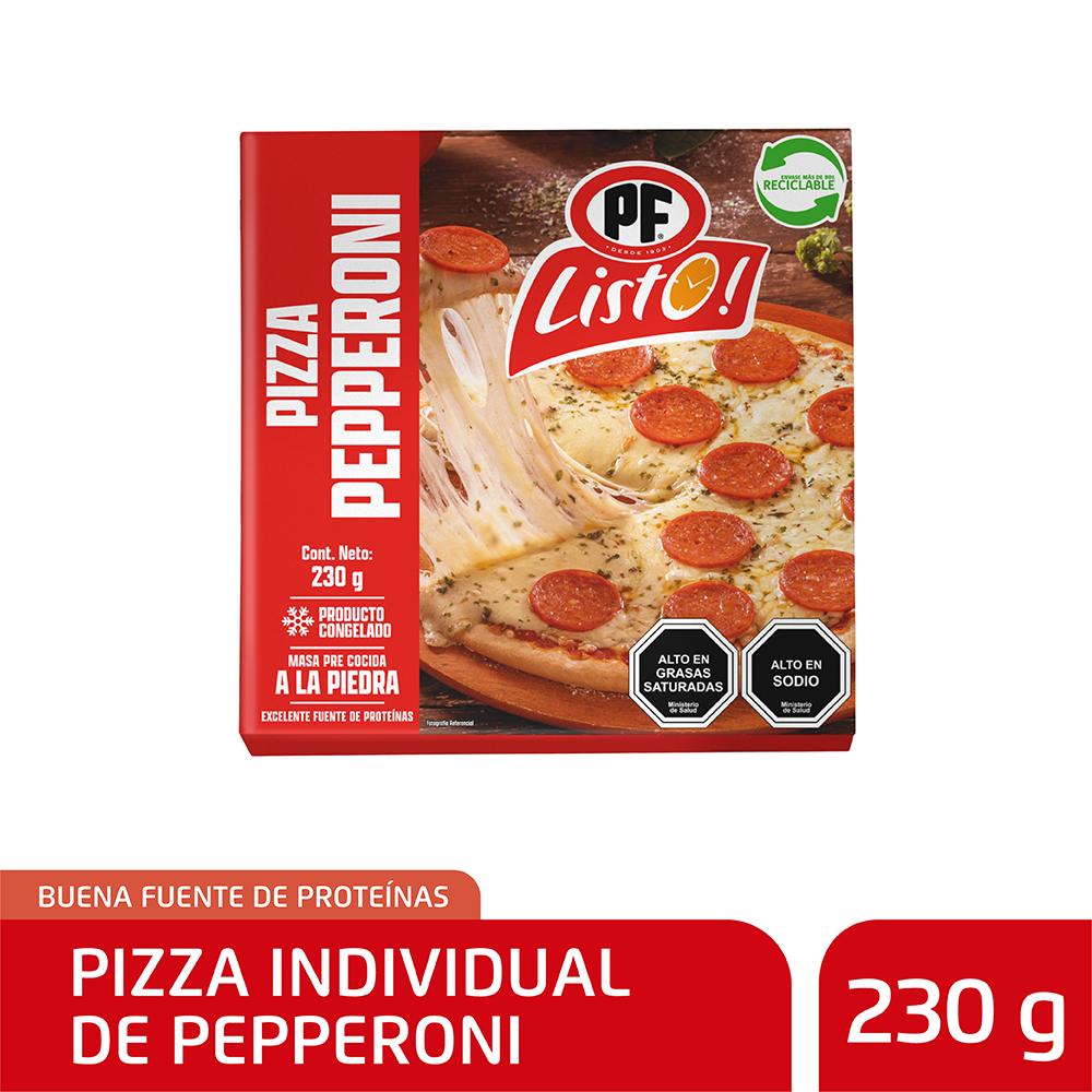 Pizza PF Listo congelada pepperoni 230 g