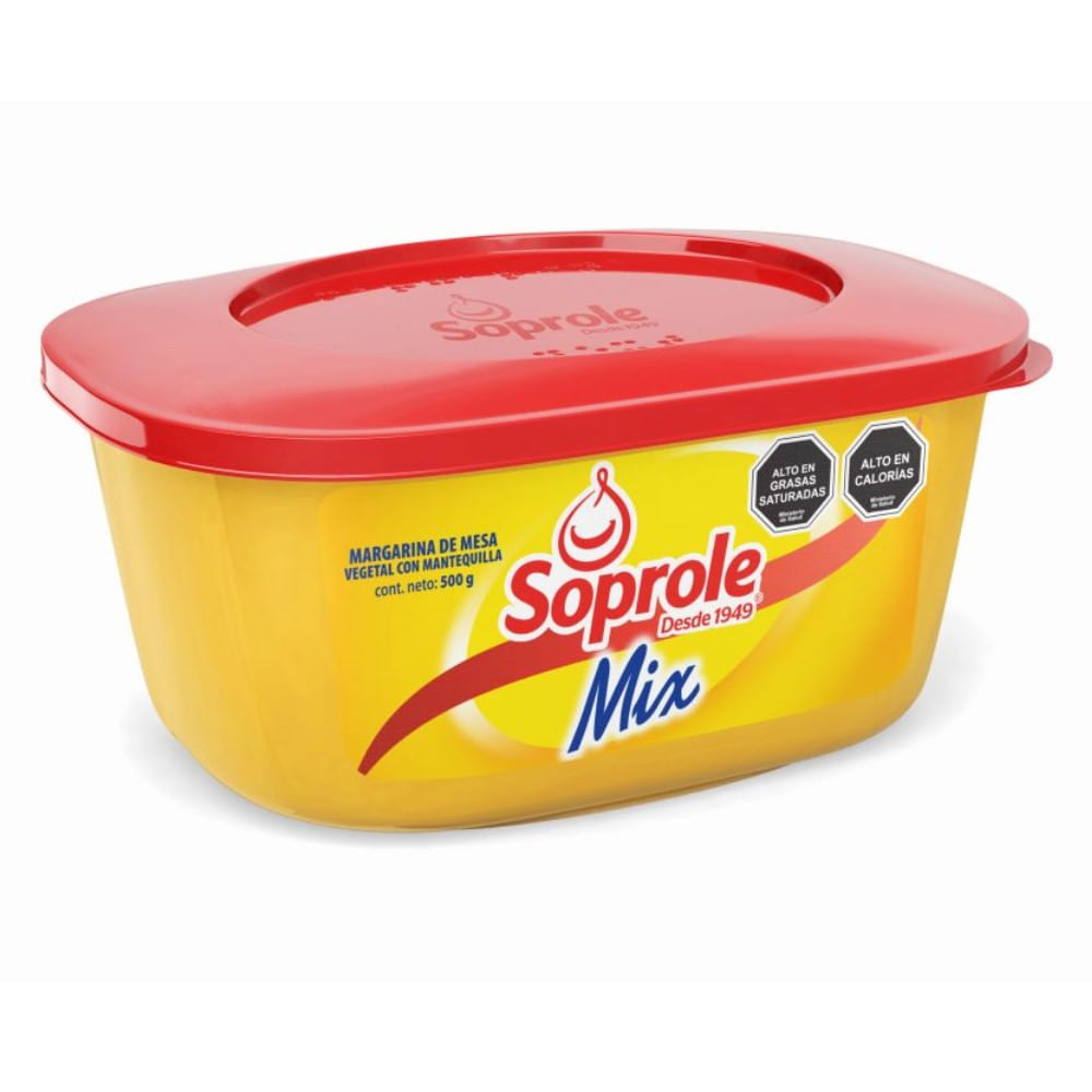 Margarina Soprole mix con mantequilla pote 500 g
