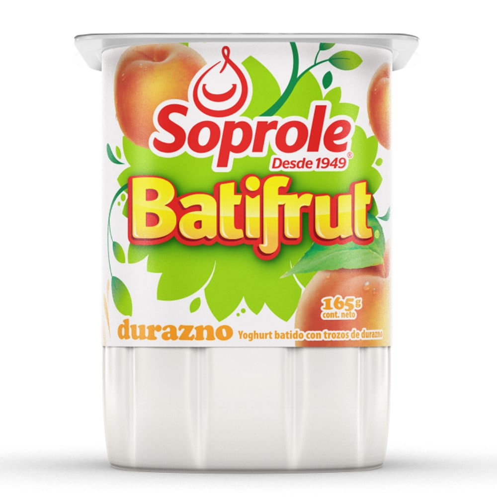 Yoghurt Batifrut trozos durazno 165 g