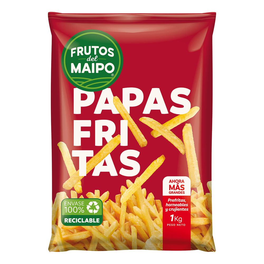 Papas prefritas Frutos Del Maipo bolsa 1 Kg
