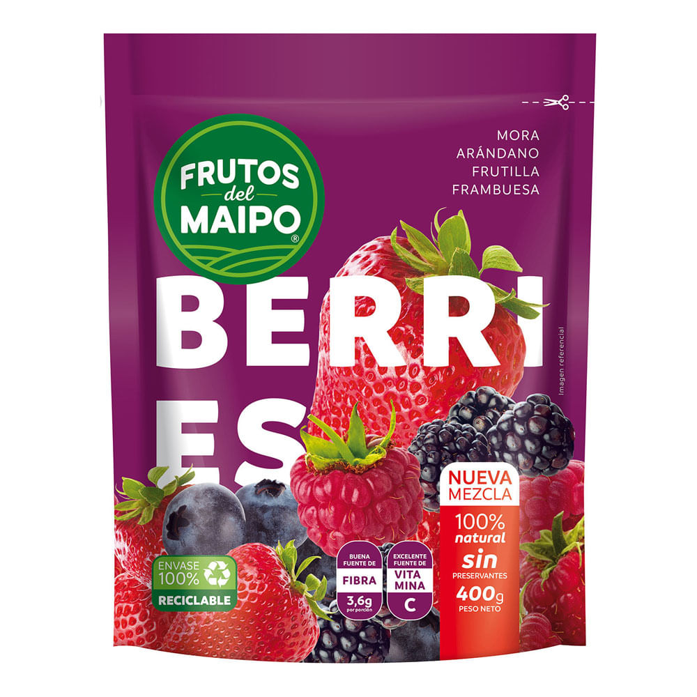 Mix de berries Frutos Del Maipo congelados 400 g