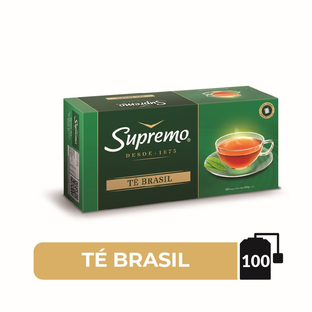 Té Supremo Brasil 100 bolsitas