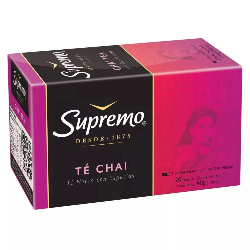 Te chai Supremo 20 bolsitas Te chai Supremo 20 bolsitas