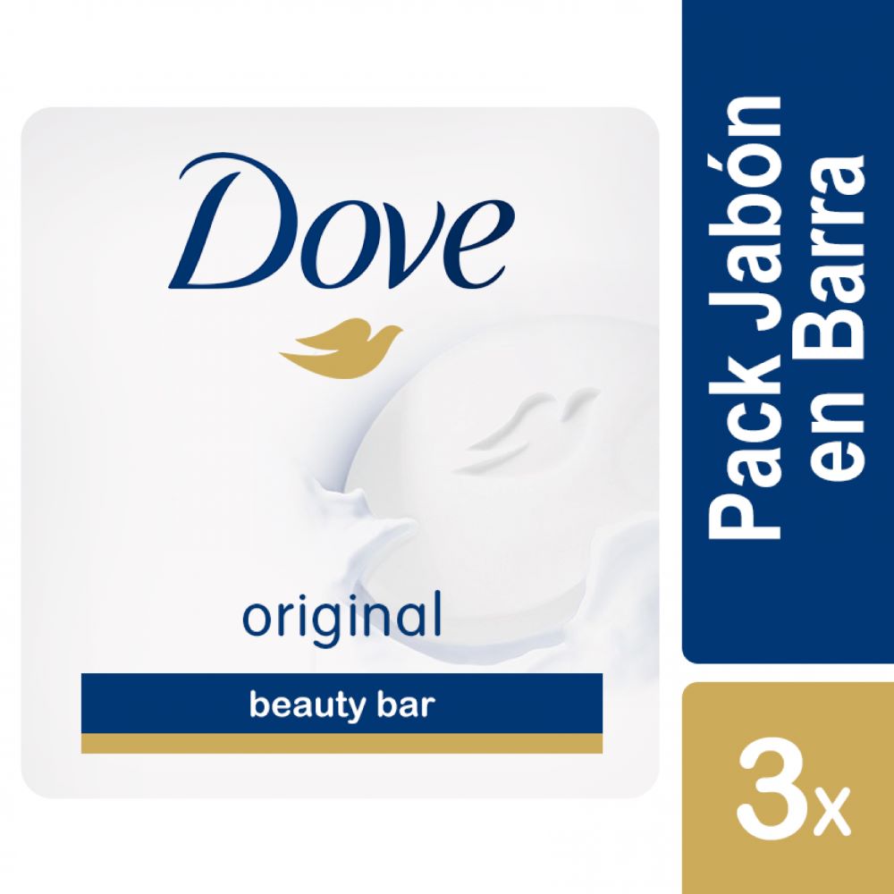 Jabón en barra Dove original 3 un de 90 g