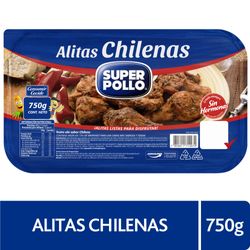 Alitas de pollo Super Pollo sabor chileno 750 g