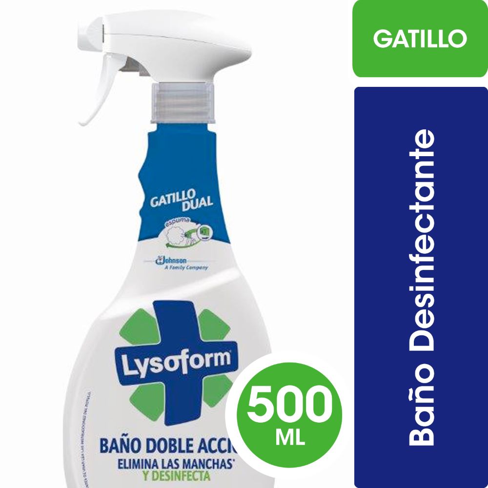Limpiador Lysoform baño acción total gatillo 500 ml