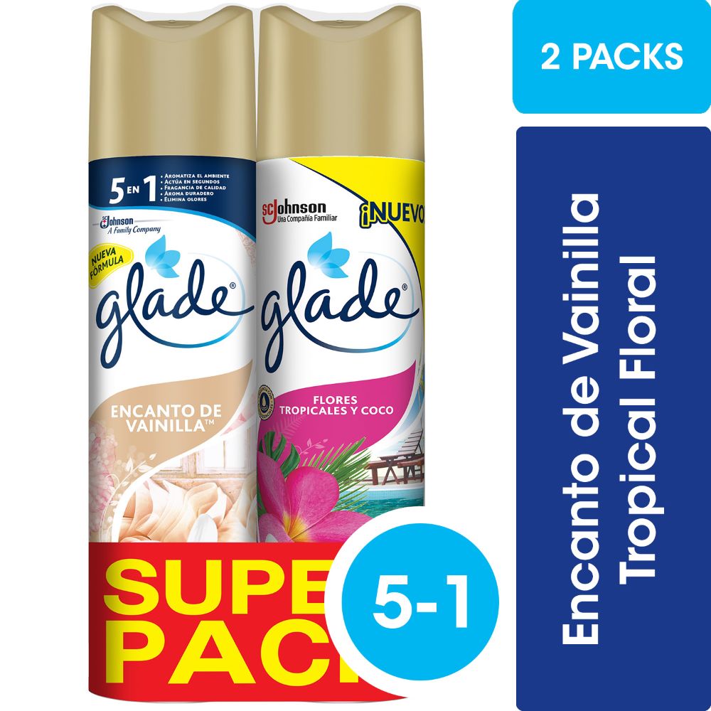 Pack Desodorante ambiental Glade aerosol 2 un de 360 ml