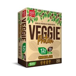 Barra cereal Veggie Protein chocolate 5 un de 50 g