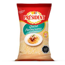 Queso parmesano rallado President 80 g