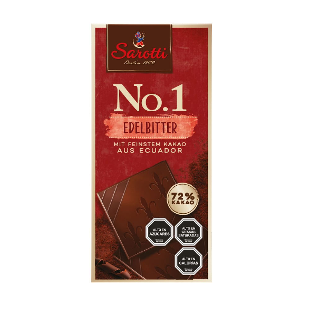 Chocolate Sarotti amargo 100 g