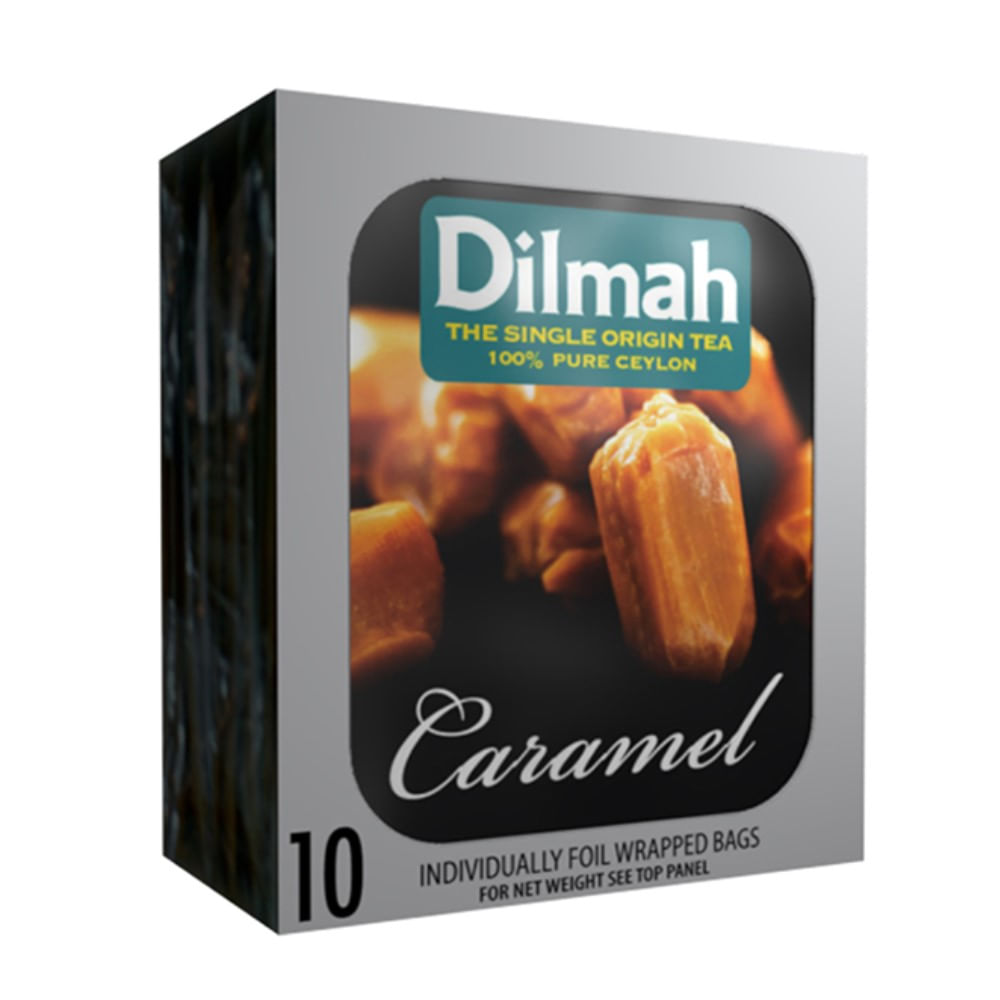 Té negro Dilmah sabor caramelo 10 un