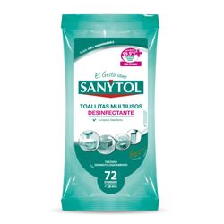 Toallitas desinfectante Sanytol multiuso 72 un
