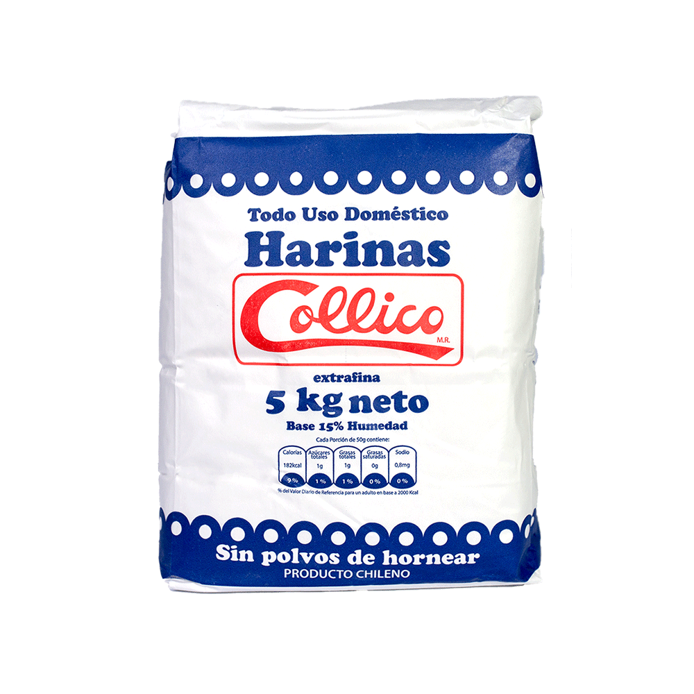 Harina Collico sin polvos papel 5 Kg