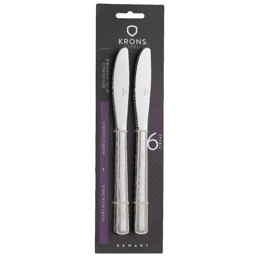 Set cuchillos mesa beat Krons 6 un