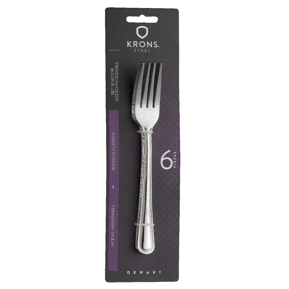 Set tenedores mesa Krons beat 6 un