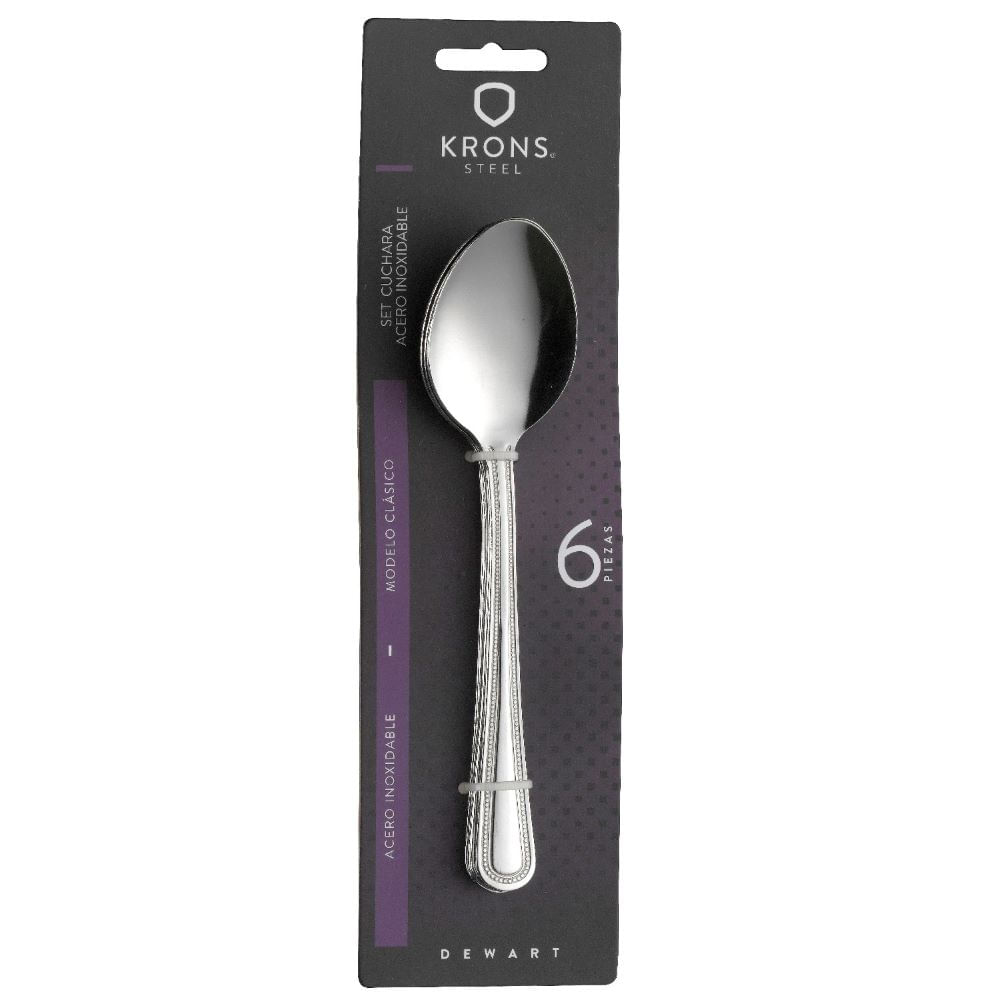 Set cucharas mesa beat Krons 6 un