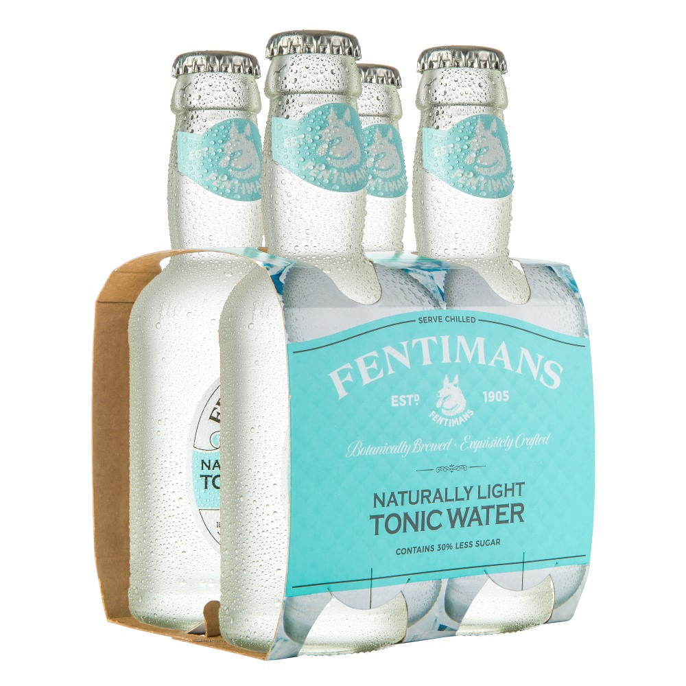 Pack agua tónica Fentimans light 4 un de 200 ml