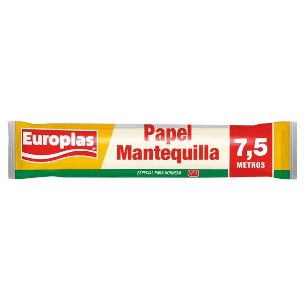 Papel mantequilla Europlas 7.5 m