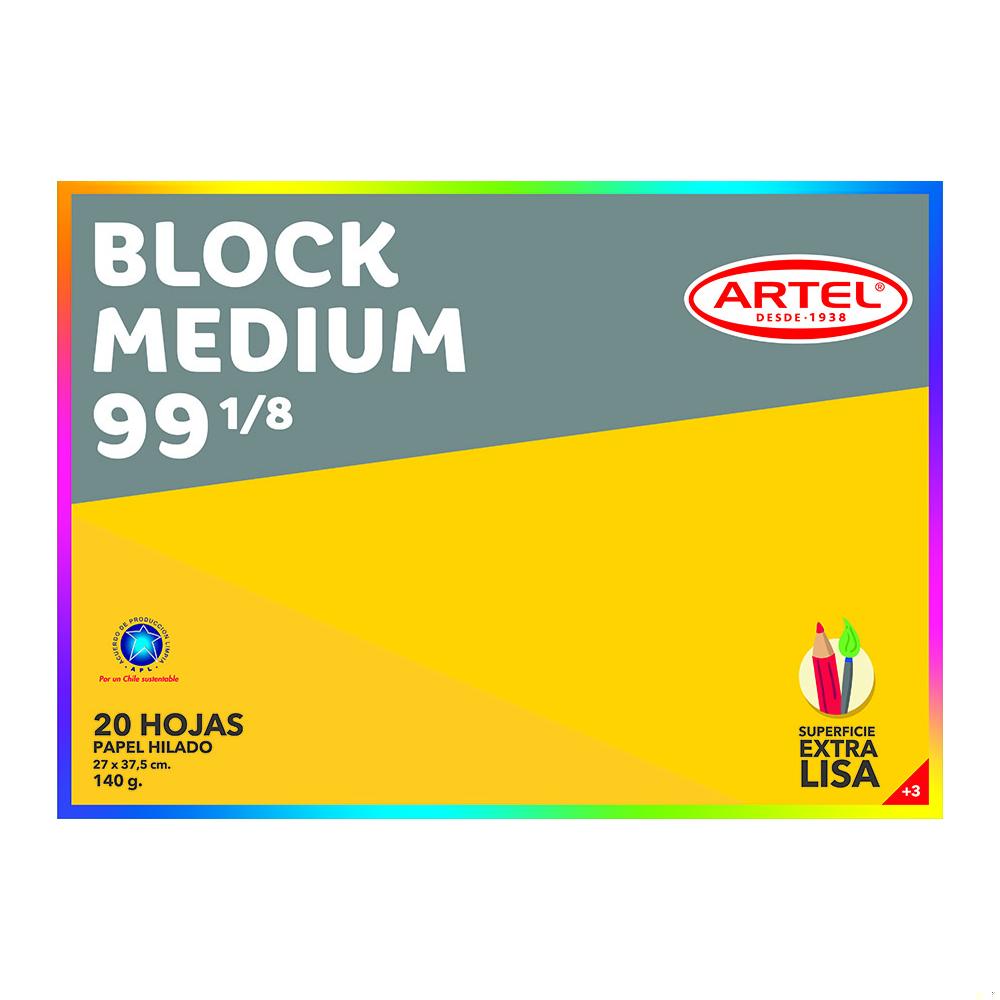 Block Artel medium  99 1/8 liso
