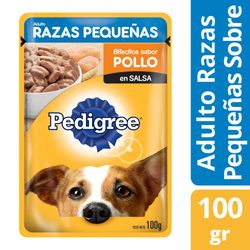 Alimento húmedo perro Pedigree razas pequeñas pollo sobre 100 g