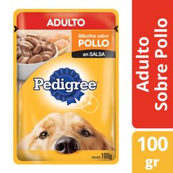 Alimento húmedo perro Pedigree razas medianas y grandes pollo 100 g