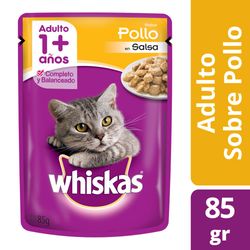Alimento húmedo gato Whiskas pollo sobre 85 g