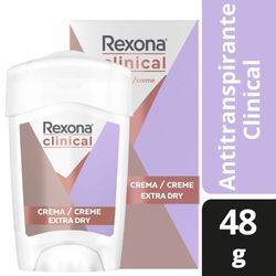 Desodorante Rexona Clinical extra dry barra 48 g