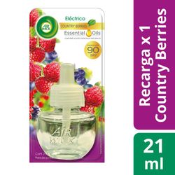 Desodorante ambiental Air Wick eléctrico country berries repuesto 21 ml