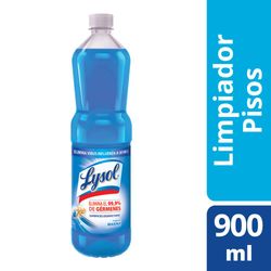 Limpiador Lysol desinfectante marina líquido botella 900 ml