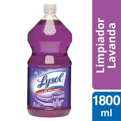 Limpiador Lysol desinfectante lavanda líquido botella 1.8 L