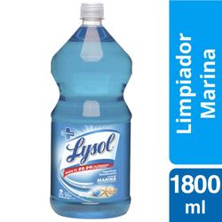 Limpiador Lysol desinfectante líquido marina botella 1.8 L