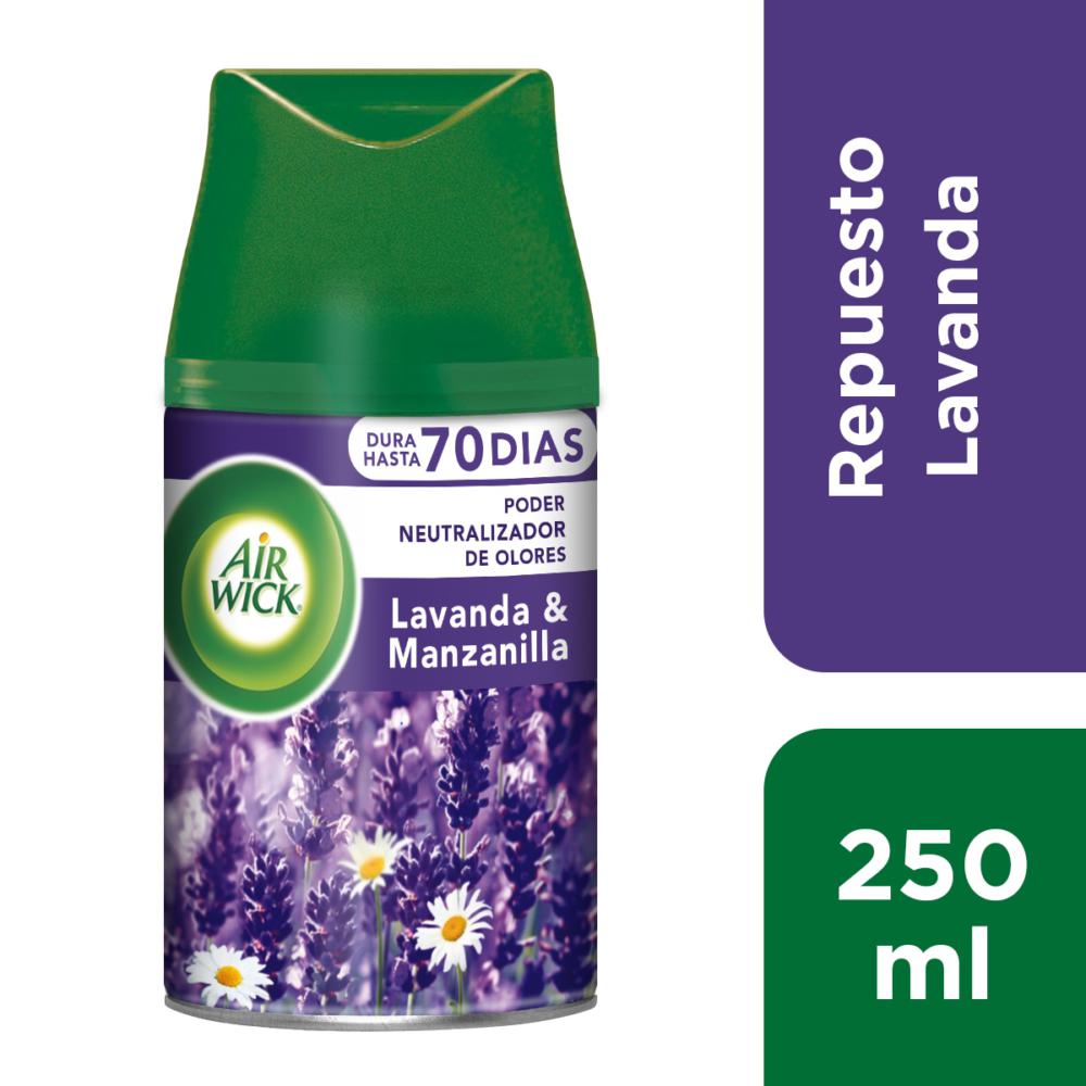 Desodorante ambiental Air Wick freshmatic lavanda repuesto 250 ml