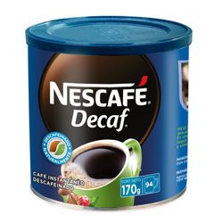 Café instantáneo Nescafé decaf lata 170 g