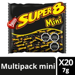 Pack Super Ocho mini oblea bañada chocolate bolsa 20 un de 7 g
