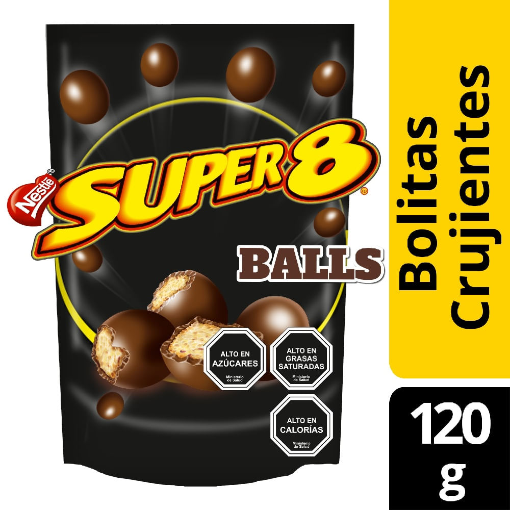 Chocolate Super 8 balls doypack 120 g