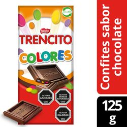 Chocolate Trencito con confites de colores 125 g