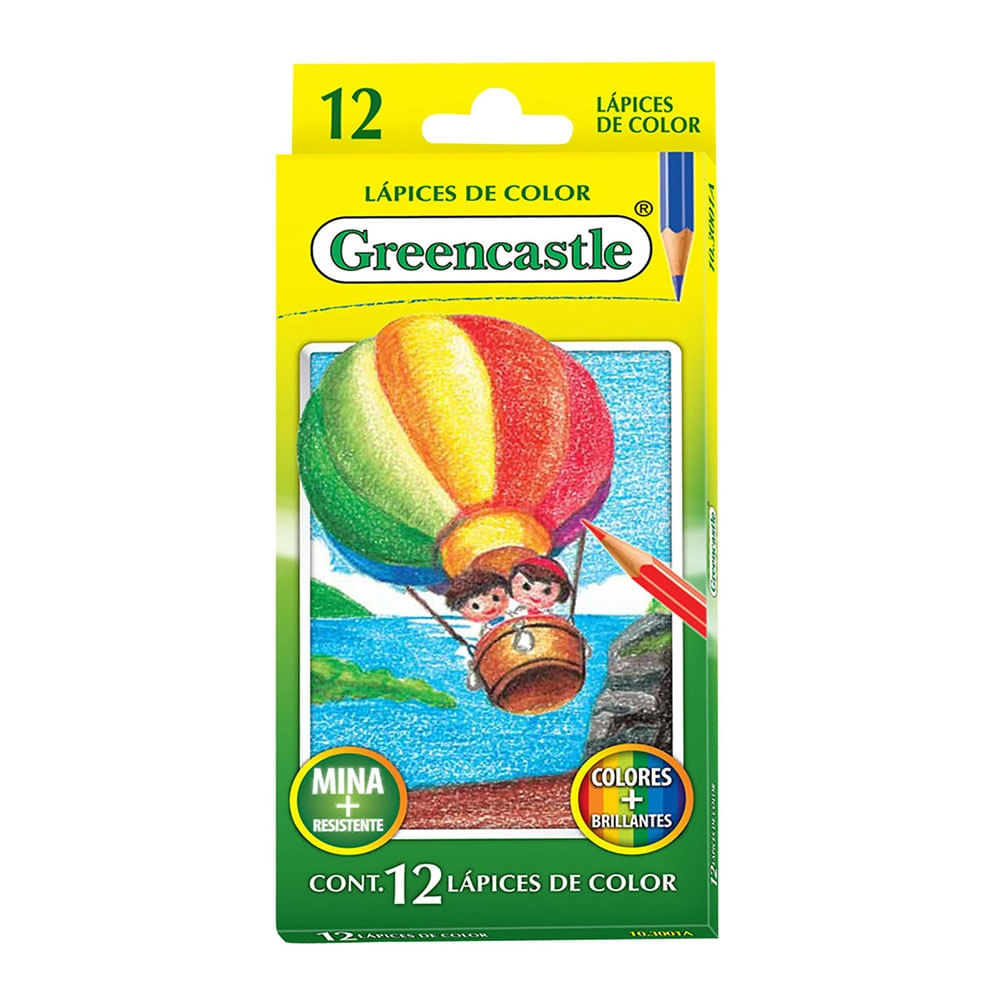 Lápices de colores Greencastle 12 un