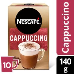 Pack Café Nescafé cappuccino 10 un de 14 g