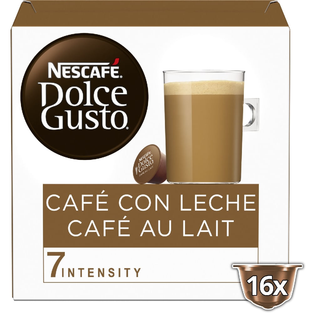 Cápsulas Cabrales Dolce Gusto Café Con Leche X 12 U X 10 Gr