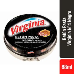 Betún pasta Virginia negro lata 88 g