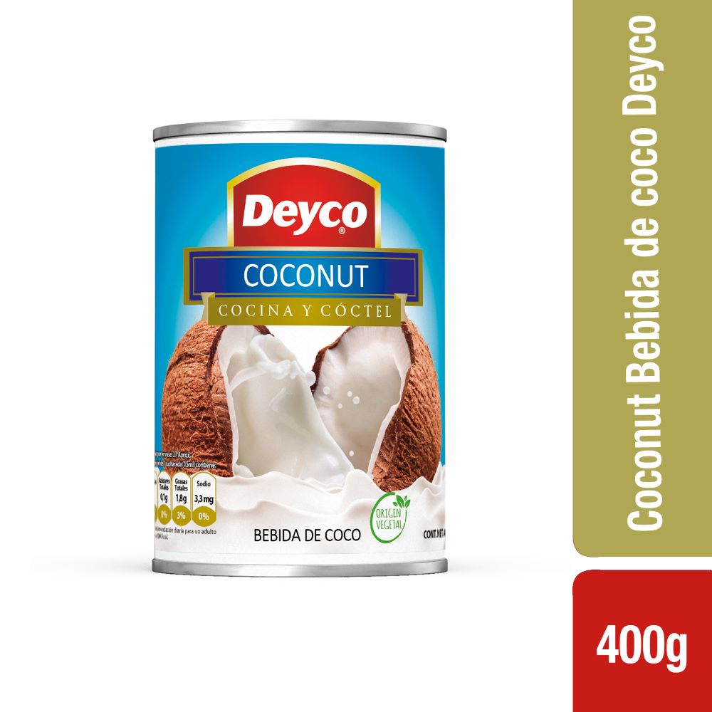 Bebida de coco Deyco lata 400 ml