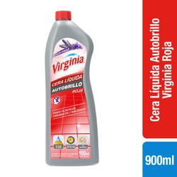 Cera líquida Virginia autobrillo roja botella 900 ml