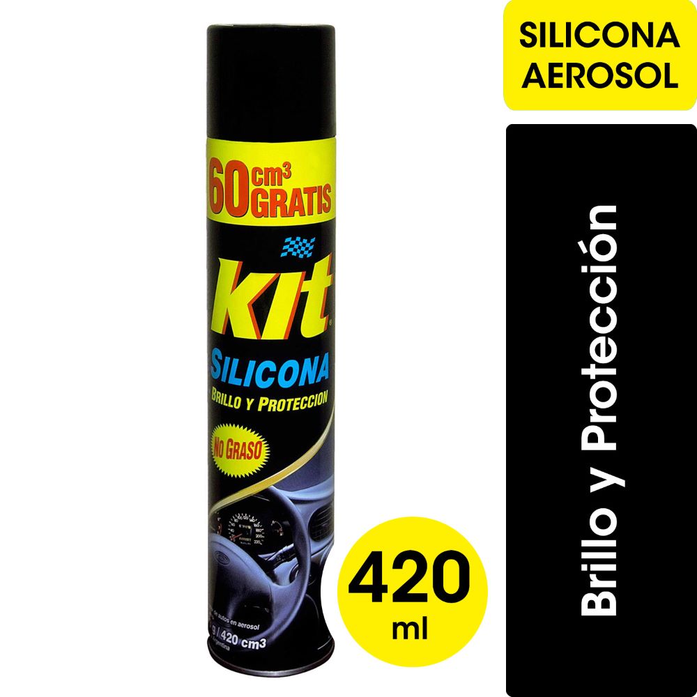 Silicona para autos Kit aerosol 480 ml