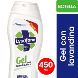 Limpiador gel Lysoform con lavandina 450 ml