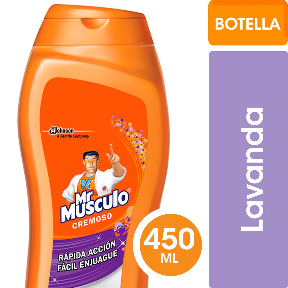 Limpiador de baño Mr Músculo en crema lavanda 450 ml