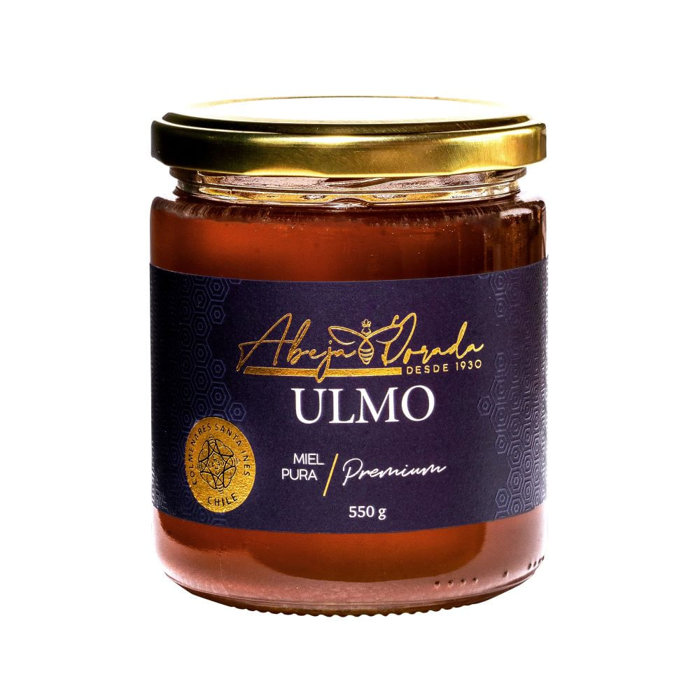 Miel de Ulmo Abeja Dorado premium frasco 550 g