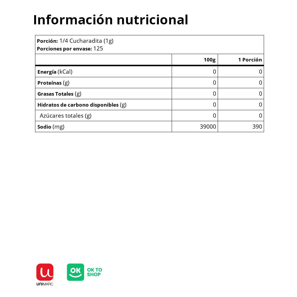 Sal fina Lobos salero 125 g Sal fina Lobos salero 125 g
